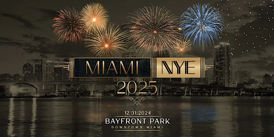 Main creative for the Miami NYE campaign