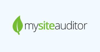 Logo de My site auditor con fondo azul claro, herramienta SEO usada por Búho, unidad de negocio agencia SEO de Lumia MkT agencia de marketing digital en Colombia con base en inteligencia artificial en marketing