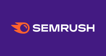 Logo de Semrush con fondo morado, herramienta SEO usada por Búho, unidad de negocio agencia SEO de Lumia MkT agencia de marketing digital en Colombia con base en inteligencia artificial en marketing