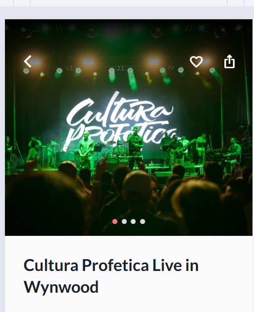 Pantallazo del evento de Cultura Profética en Wynwood, Miami, promovido con pauta digital por Lumia MKT, agencia de marketing digital en Colombia. Campañas segmentadas en redes sociales alcanzaron un ROI del 1026%.